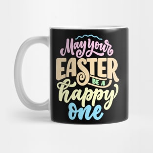 Easter blessings and wishes - may your easter be a happy one quote Mug